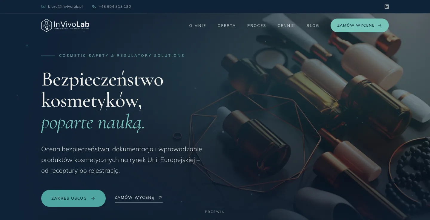 The invivolab.pl website